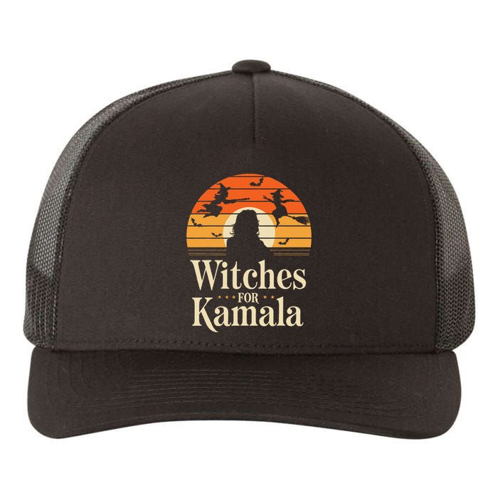 Witches For Kamala Harris Political Election 2024 Yupoong Adult 5-Panel Trucker Hat