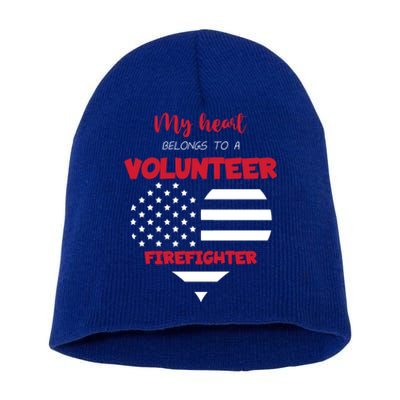 Wife Friend Love Volunteer Firefighter Meaningful Gift Short Acrylic Beanie