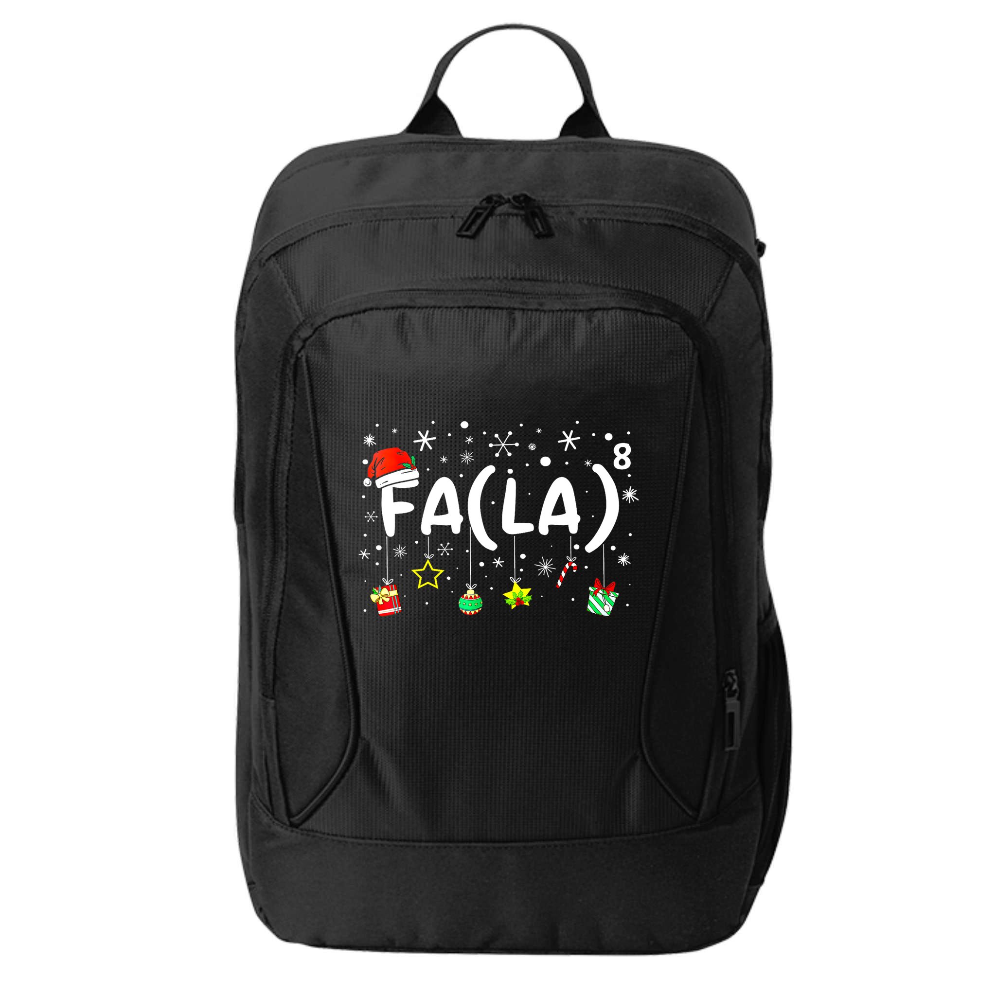 Women Fa (La)8 Funny Christmas Santa Fa La Math Teacher Gift City Backpack