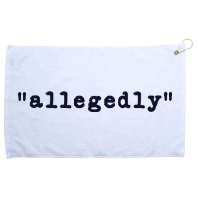 Womens Funny Lawyer Gifts For Men Women Allegedly Attorney Grommeted Golf Towel