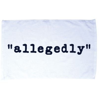 Womens Funny Lawyer Gifts For Men Women Allegedly Attorney Microfiber Hand Towel