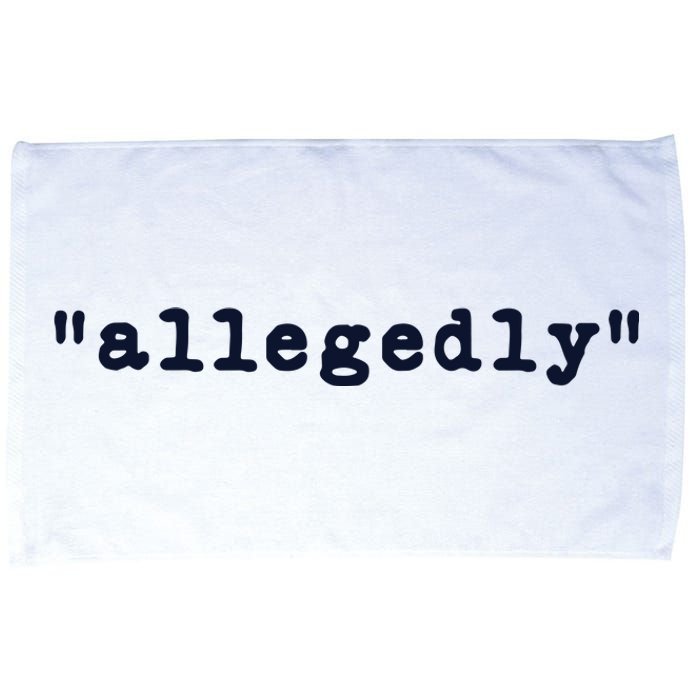 Womens Funny Lawyer Gifts For Men Women Allegedly Attorney Microfiber Hand Towel