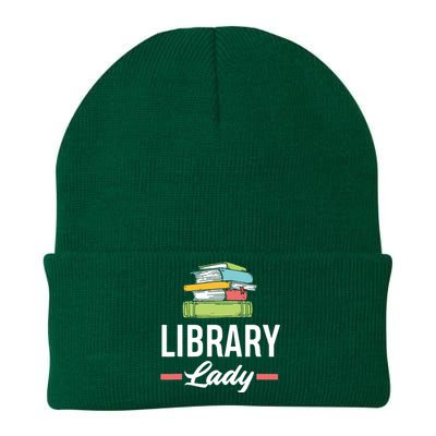 Women Funny Library Lady Librarian Library Assistant Knit Cap Winter Beanie