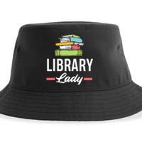 Women Funny Library Lady Librarian Library Assistant Sustainable Bucket Hat