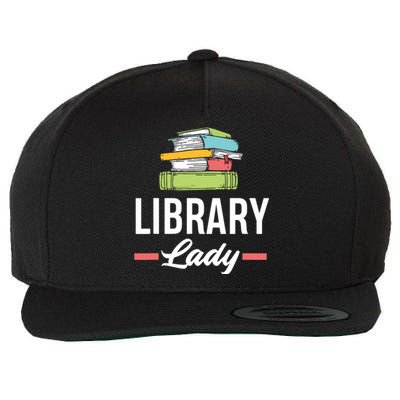 Women Funny Library Lady Librarian Library Assistant Wool Snapback Cap