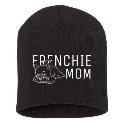 Womens Frenchie Mom Clothes Girls Gift Dog French Bulldog Gift Short Acrylic Beanie