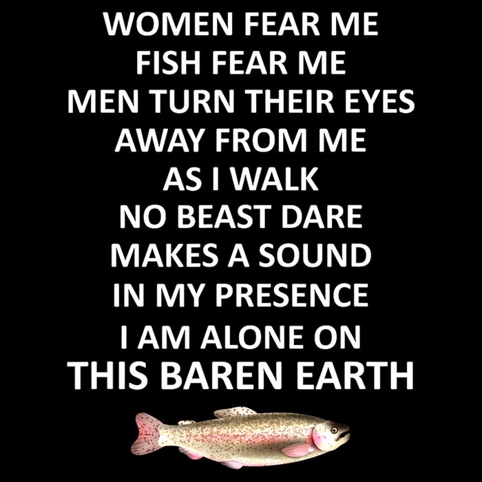 Woman Fear Me Fish Fear Me Turn Their Eyes Away From Me Gift Drawstring Bag