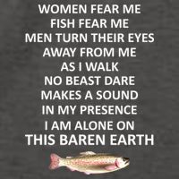 Woman Fear Me Fish Fear Me Turn Their Eyes Away From Me Gift Vector Backpack