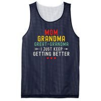 Women Funny Mom Grandma Great Grandma For Mothers Day Mesh Reversible Basketball Jersey Tank