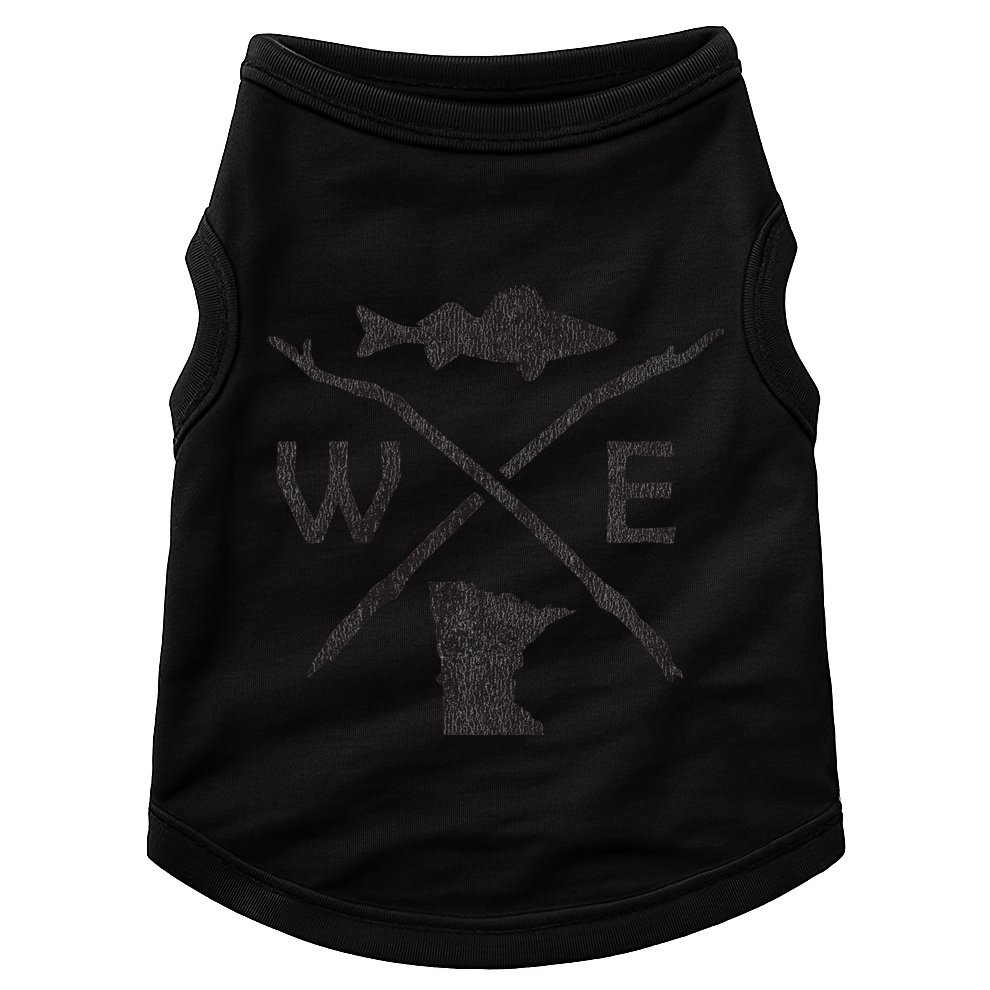 Walleye Fishing Minnesota Walleye Fishing Compass Gift Doggie Tank