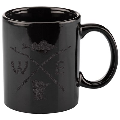 Walleye Fishing Minnesota Walleye Fishing Compass Gift 11oz C Handle Ceramic Mug