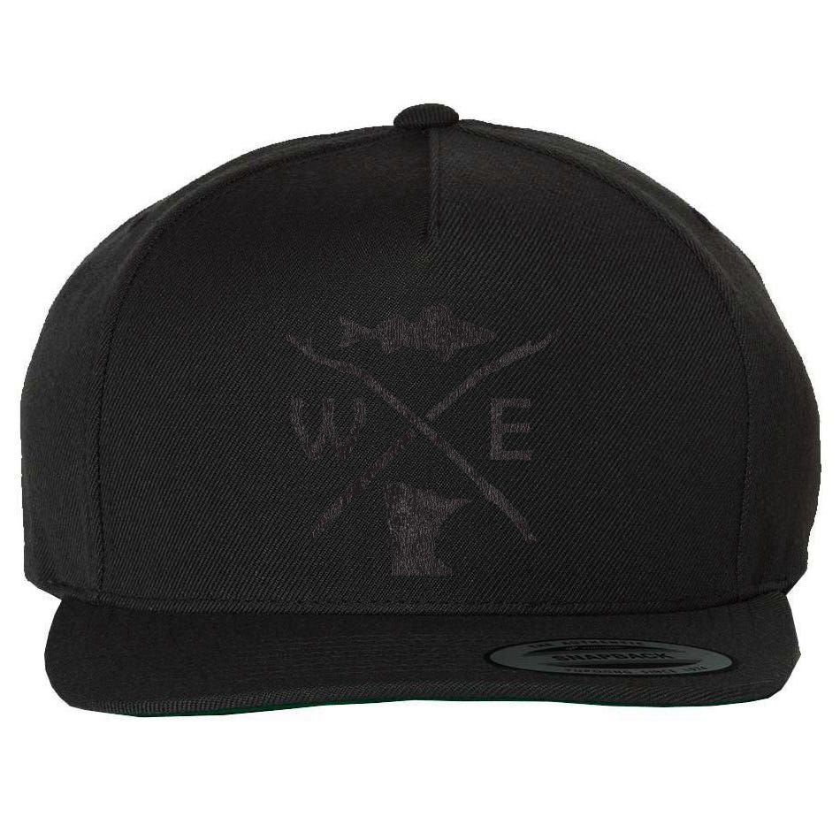 Walleye Fishing Minnesota Walleye Fishing Compass Gift Wool Snapback Cap