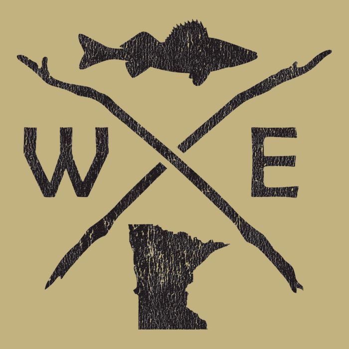 Walleye Fishing Minnesota Walleye Fishing Compass Gift T-Shirt