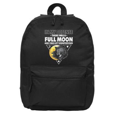 Werewolf Full Moon Werewolf 16 in Basic Backpack