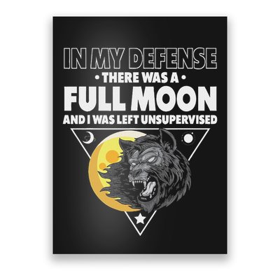 Werewolf Full Moon Werewolf Poster