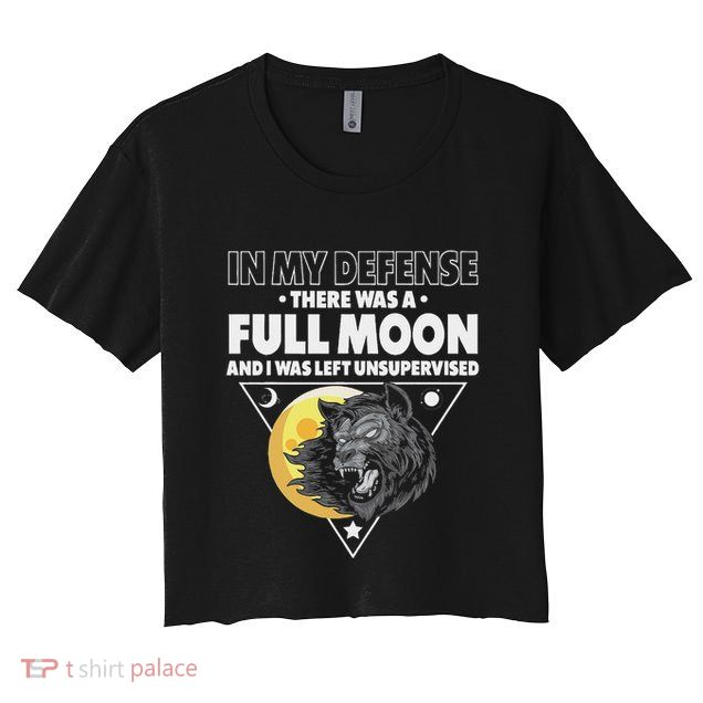 Werewolf Full Moon Werewolf Crop Top