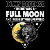 Werewolf Full Moon Werewolf Kids Hoodie
