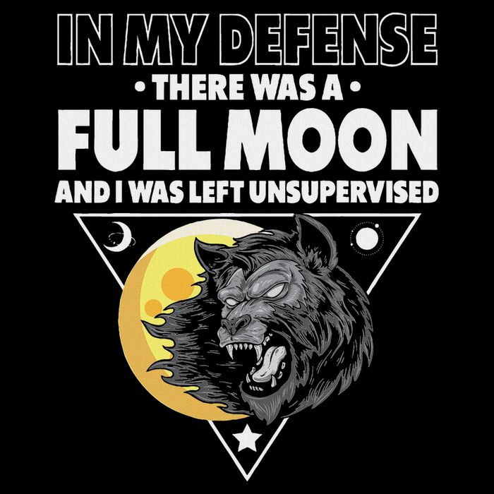Werewolf Full Moon Werewolf Kids Hoodie