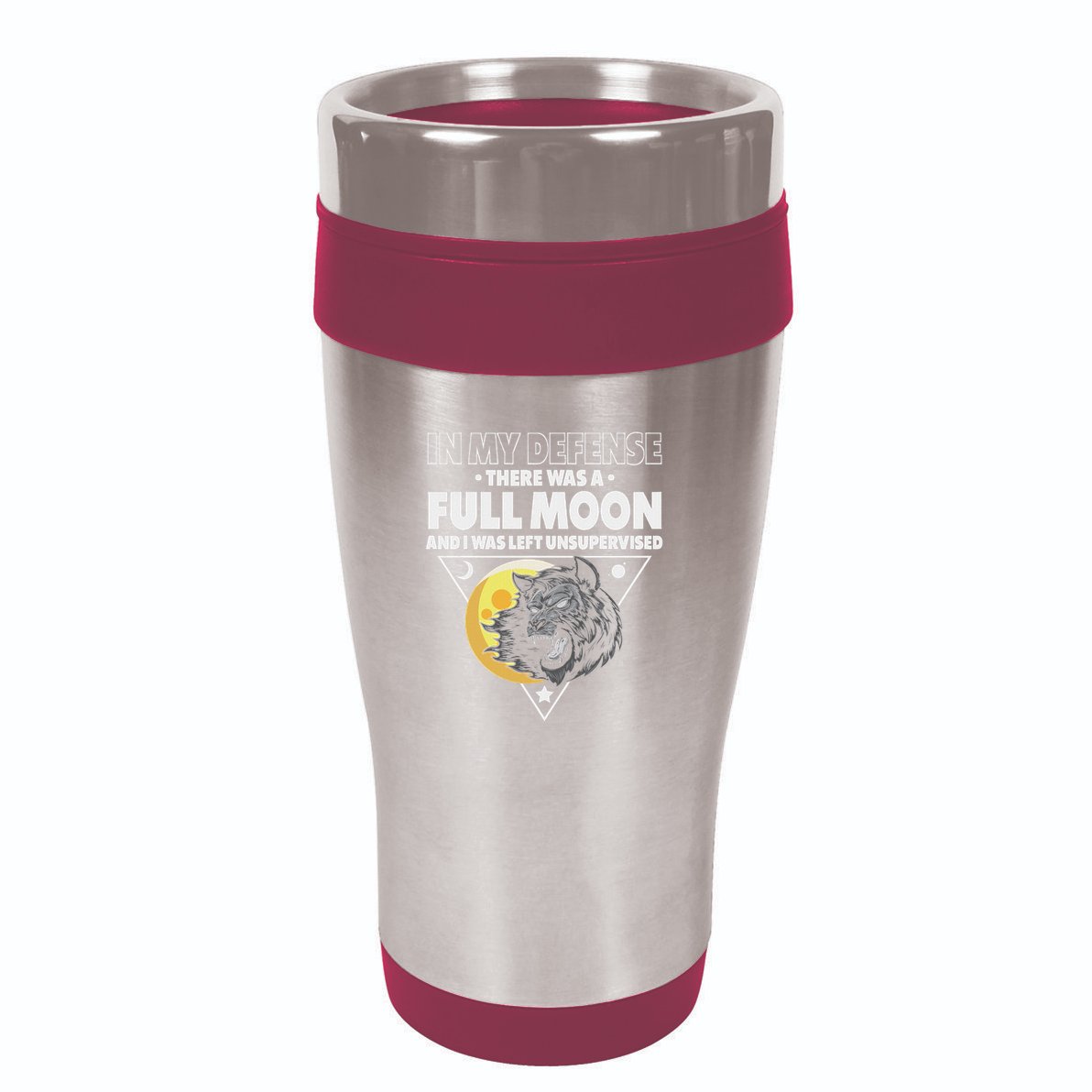 Werewolf Full Moon Werewolf 16oz Travel Tumbler