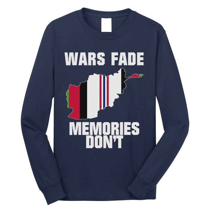 Wars Fade Memories DonT Afghanistan Long Sleeve Shirt