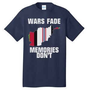 Wars Fade Memories DonT Afghanistan Tall T-Shirt