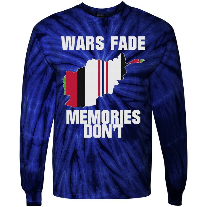 Wars Fade Memories DonT Afghanistan Tie-Dye Long Sleeve Shirt