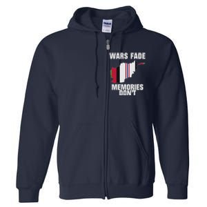 Wars Fade Memories DonT Afghanistan Full Zip Hoodie