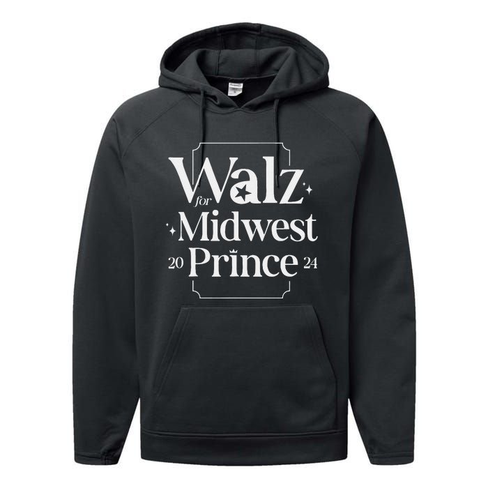 Walz For Midwest Prince Performance Fleece Hoodie