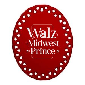 Walz For Midwest Prince Ceramic Oval Ornament