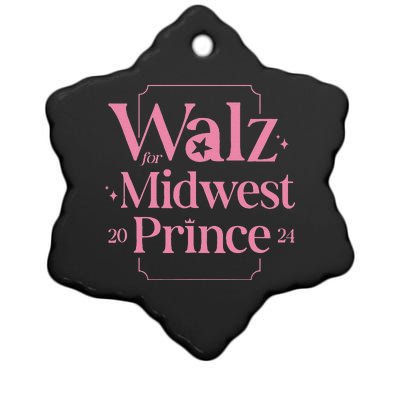 Walz For Midwest Prince Ceramic Star Ornament