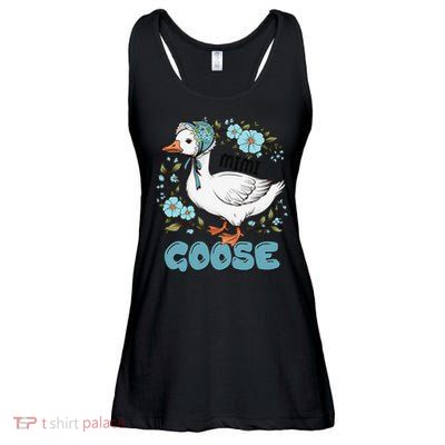 Women Floral Mimi Goose Mom Mothers Day Silly Goose Family Ladies Essential Flowy Tank