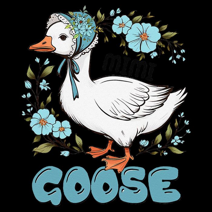 Women Floral Mimi Goose Mom Mothers Day Silly Goose Family Womens Tank Top