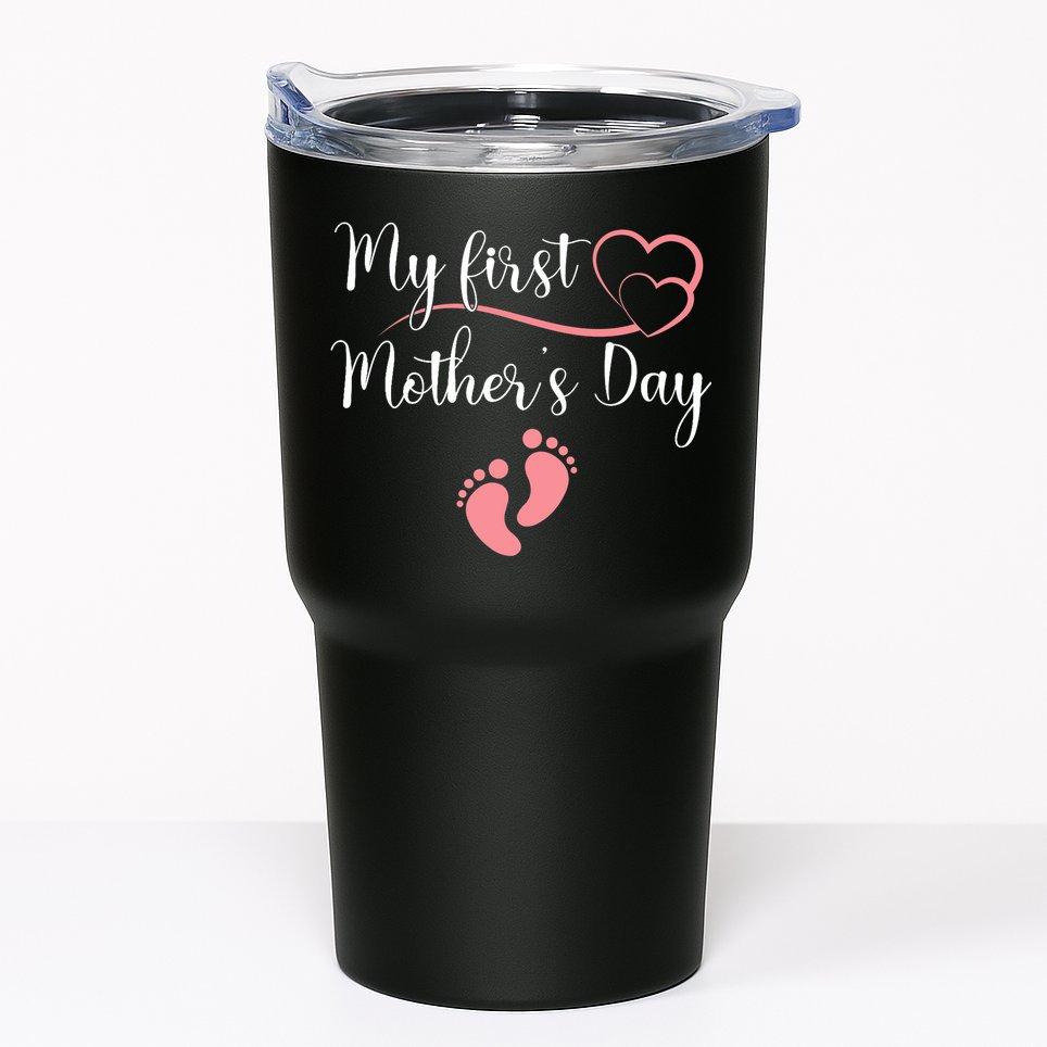 Wo First Mothers Day Mothers Day Pregnancy Announcement Tumbler