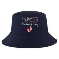 Wo First Mothers Day Mothers Day Pregnancy Announcement Cool Comfort Performance Bucket Hat