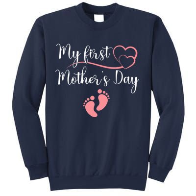 Wo First Mothers Day Mothers Day Pregnancy Announcement Sweatshirt