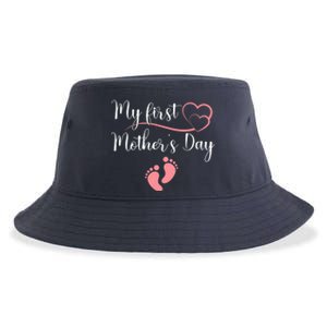 Wo First Mothers Day Mothers Day Pregnancy Announcement Sustainable Bucket Hat