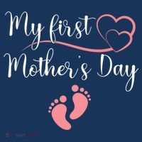 Wo First Mothers Day Mothers Day Pregnancy Announcement Flatbill Hat