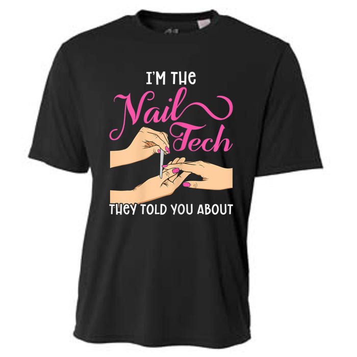 Womens Funny Manicurist Pedicurist For Nail Artists And Beauticians Cooling Performance Crew T-Shirt