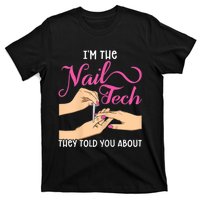 Womens Funny Manicurist Pedicurist For Nail Artists And Beauticians T-Shirt