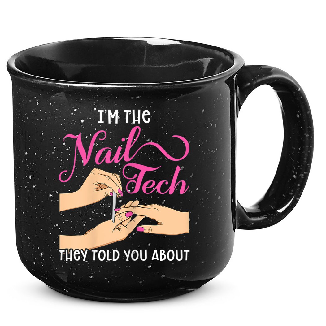 Womens Funny Manicurist Pedicurist For Nail Artists And Beauticians 15oz Campfire Ceramic Mug