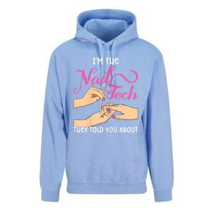 Womens Funny Manicurist Pedicurist For Nail Artists And Beauticians Unisex Surf Hoodie