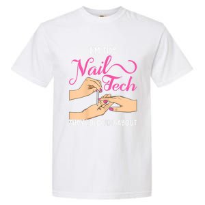 Womens Funny Manicurist Pedicurist For Nail Artists And Beauticians Garment-Dyed Heavyweight T-Shirt