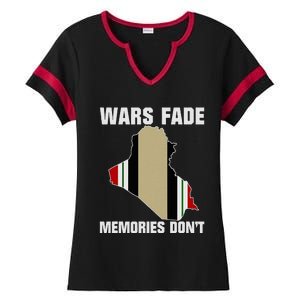 Wars Fade Memories DonT Iraq Ladies Halftime Notch Neck Tee