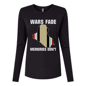 Wars Fade Memories DonT Iraq Womens Cotton Relaxed Long Sleeve T-Shirt