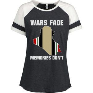 Wars Fade Memories DonT Iraq Enza Ladies Jersey Colorblock Tee