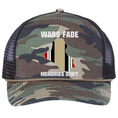 Wars Fade Memories DonT Iraq Retro Rope Trucker Hat Cap