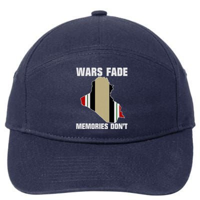 Wars Fade Memories DonT Iraq 7-Panel Snapback Hat