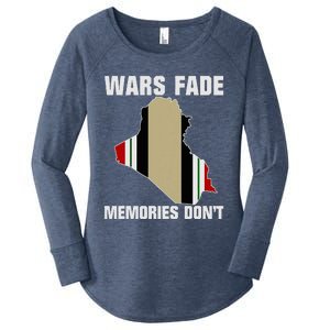 Wars Fade Memories DonT Iraq Women's Perfect Tri Tunic Long Sleeve Shirt