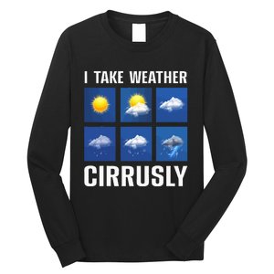 Weather Forecast Meteorologist Cute and Engaging Long Sleeve Shirt