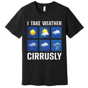 Weather Forecast Meteorologist Cute and Engaging Premium T-Shirt